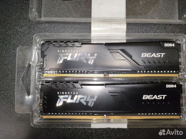 Оперативная память Kingston fury Beast 16gb DDR4