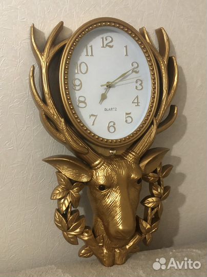 Часы настенные олень