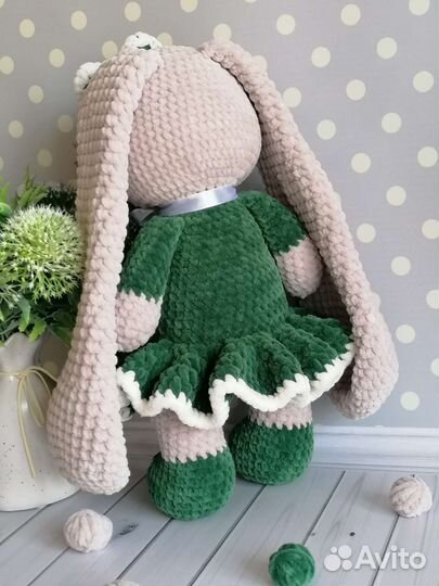 Мягкая игрушка зайка Стеша