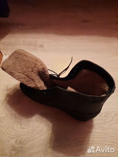 Ботинки полубердцы зимние