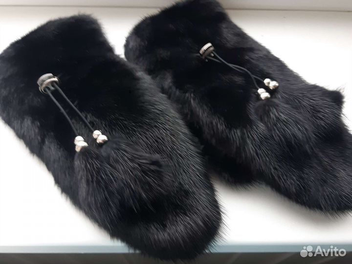 Варежки меховые