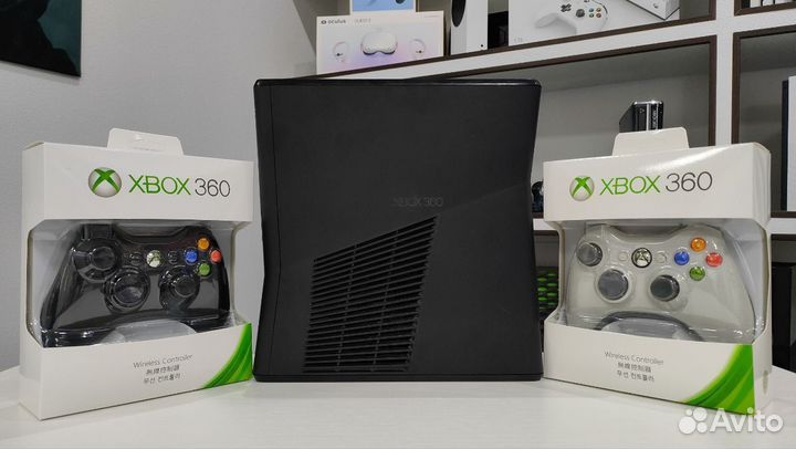 XBox 360 Slim прошитый с играми