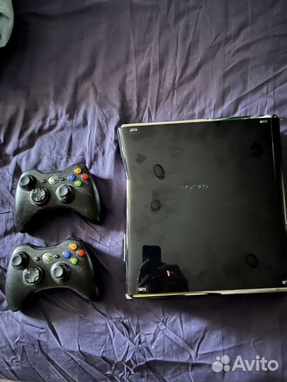 Приставка Xbox 360 slim + Kinect +2 дж (прошитая)