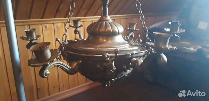 Старинная люстра на рестоврацию