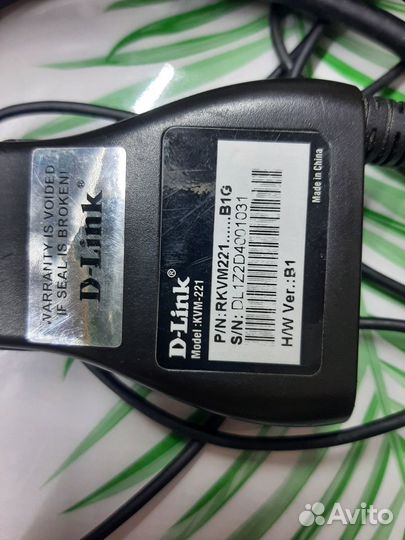 KVM переключатель D-LinK KVM-221/RU
