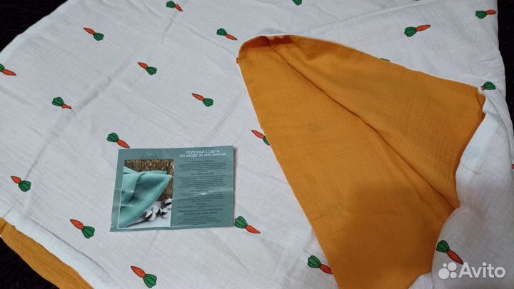 Муслиновый плед новый