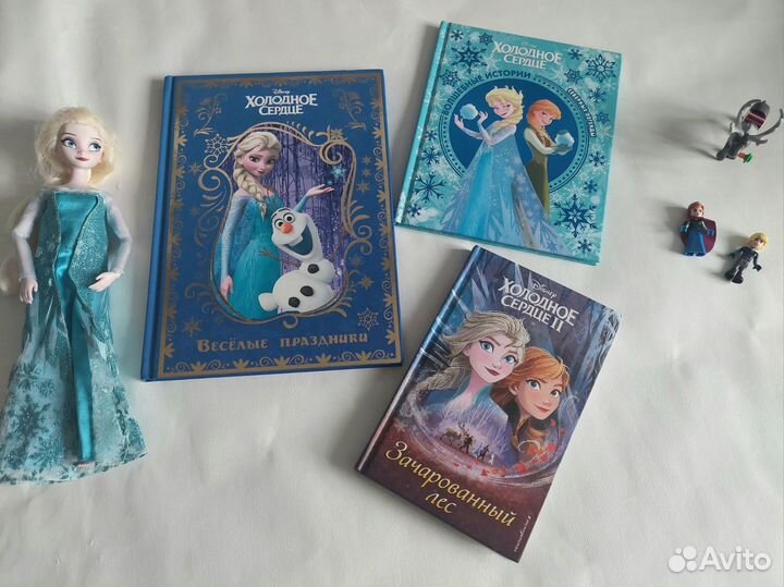 Книги Холодное сердце про Эльзу и Анну Disney