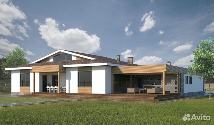 Проектирование коттеджей из любого вида материалов