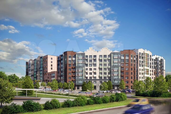 2-к. квартира, 64 м², 1/8 эт.