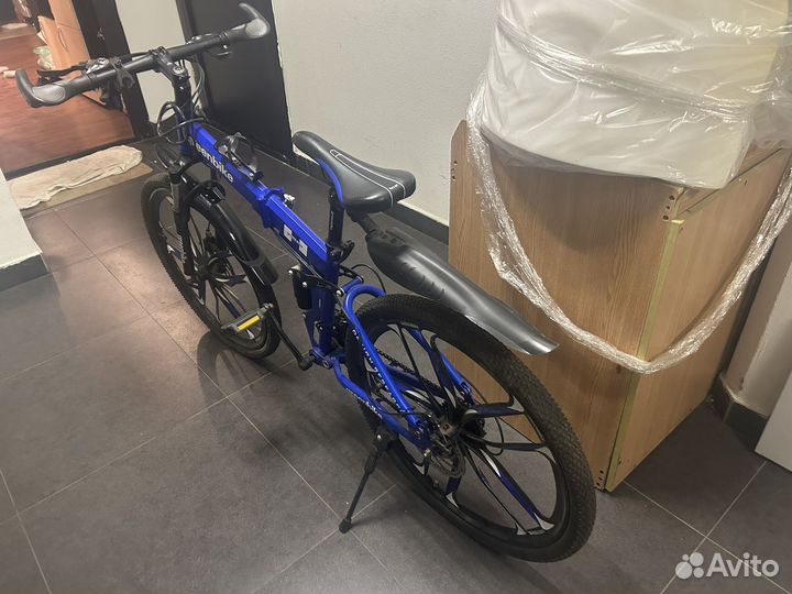 Велосипед на литых дисках