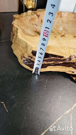 Деревянная тарелка