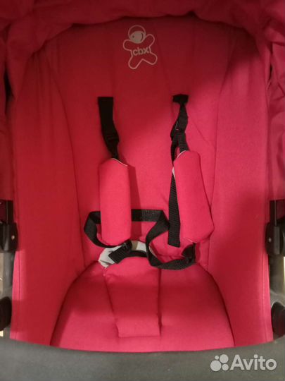 Красная Коляска 2 в 1 CBX Bimisi Pure