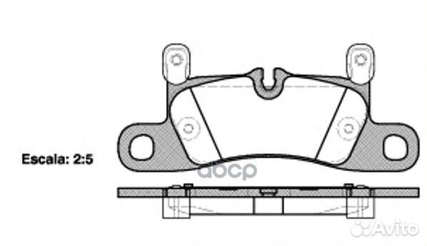 1379 20 GDB1876 95835293950 колодки дисковые з