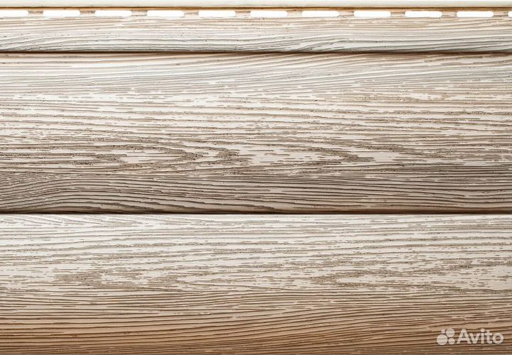 Сайдинг Tecos LUX Блок Хаус Алтайская берёза