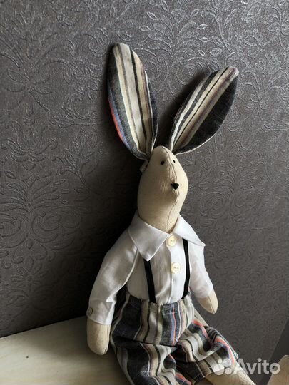 Интерьерная зайка тильда ручная работа