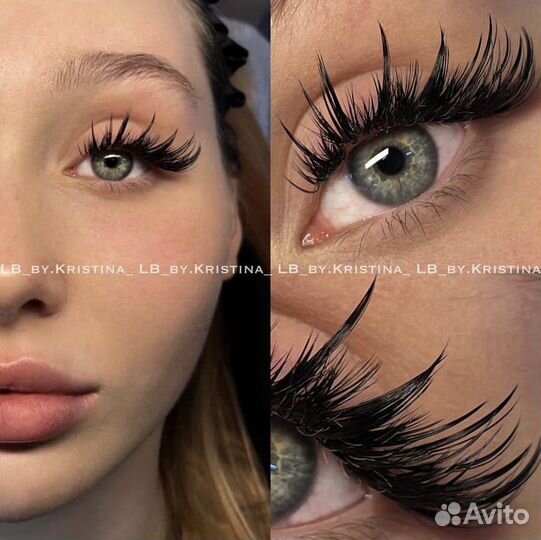 Модель на наращивание ресниц