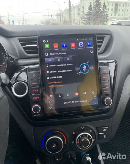 Магнитола Kia Rio 3 андроид Tesla новая