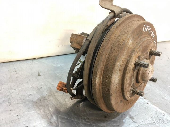 Тормозной барабан ступица в сборе задний левый