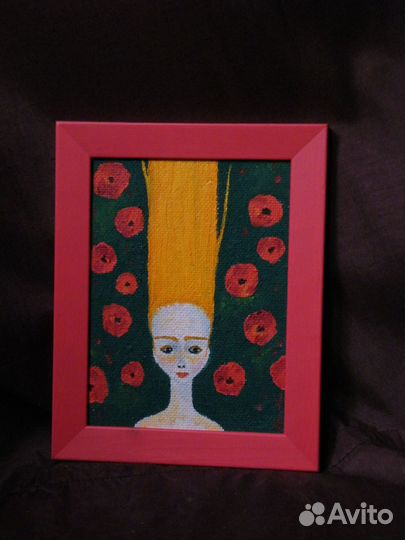 Картина маслом в раме