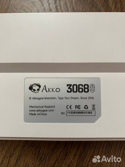 Механическая клавиатура akko 3068 B plus