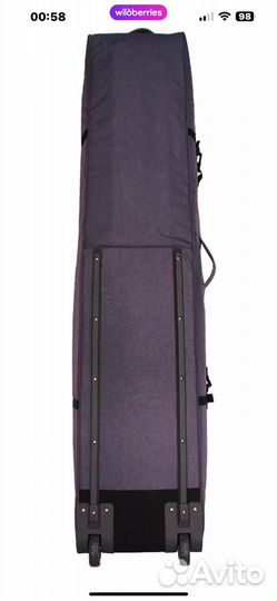 Чехол для горных лыж сноуборда на колесах