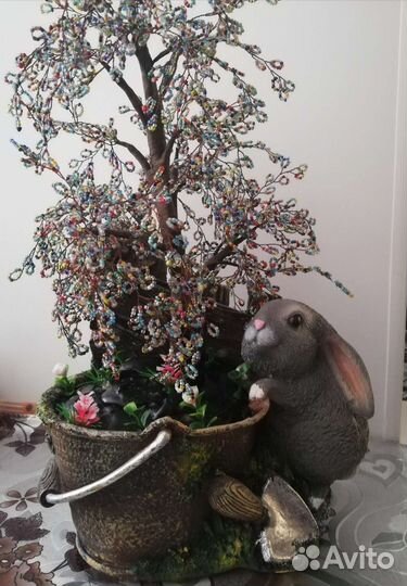 Деревья из бисера