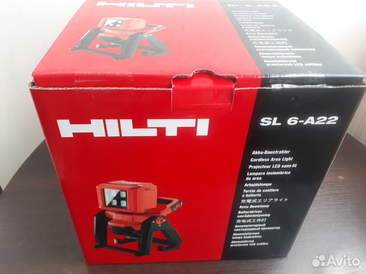 Аккумуляторный светодиодный прожектор Hilti SL 6-A