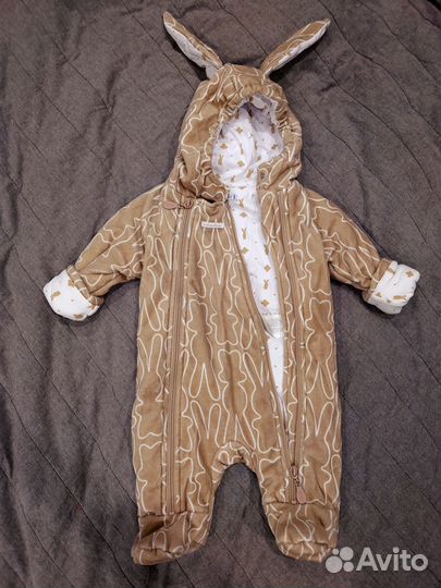 Комбинезон зайка Gulliver размер 3-6 (64)