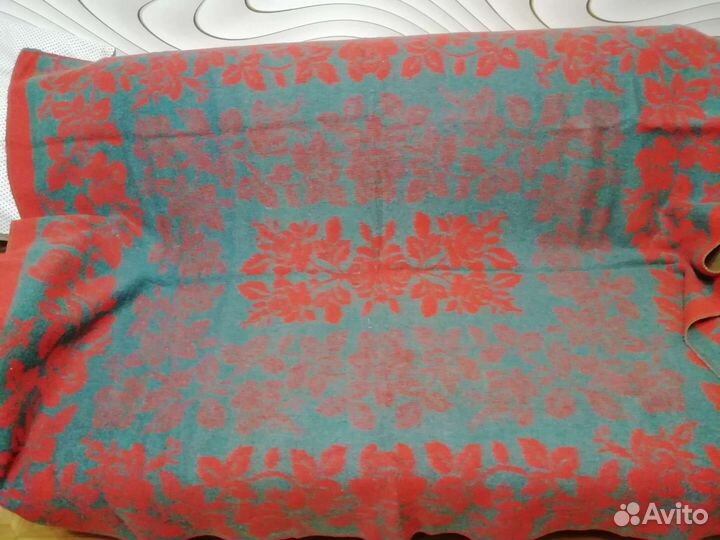 Одеяло шерстяное СССР новое