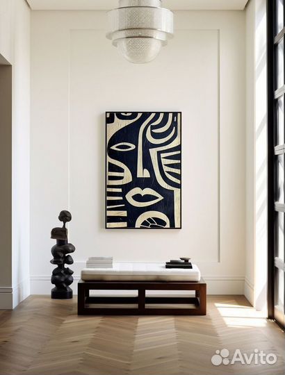 Картина абстракция. Картина большая