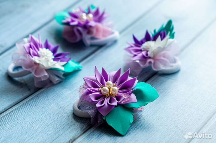 Резинки для волос ручной работы