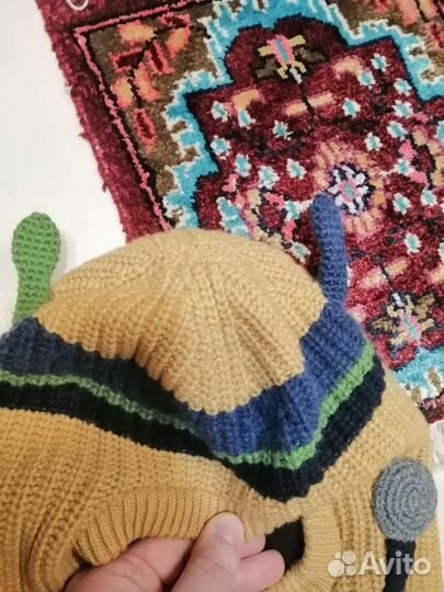 Шапка шлем детская зимняя noble people