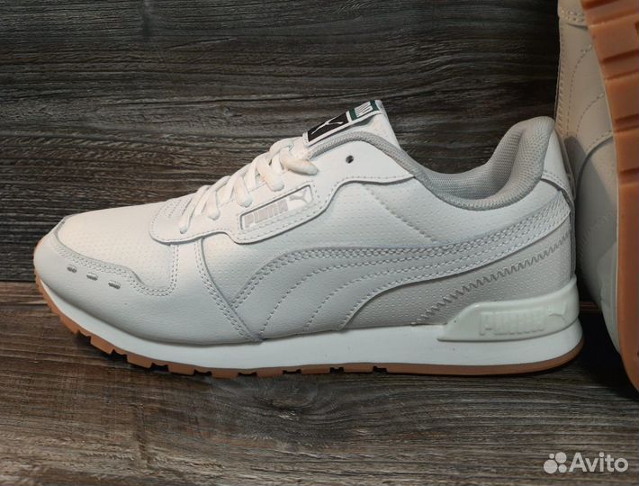 Кроссовки puma натуральная кожа артикул 8079 белые