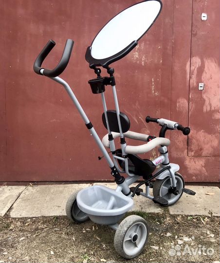 Велосипед с родительской ручкой KariKids