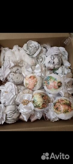 Игрушки на елку ручной работы