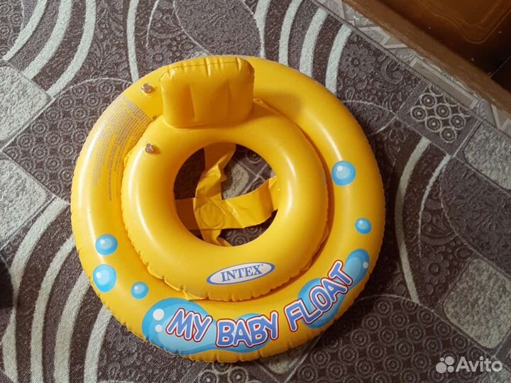 Круг для плавания, нарукавники, матрас, скакалка