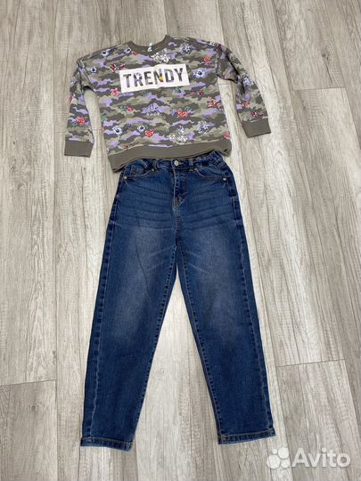 Вещи для девочки пакетом р 128-134