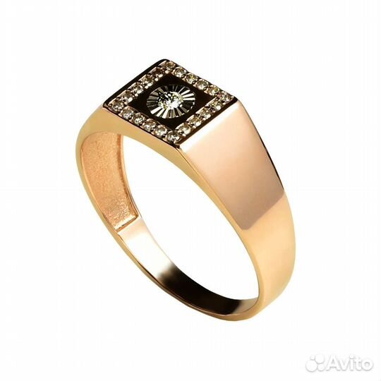 Печатка Золото с бриллиантами