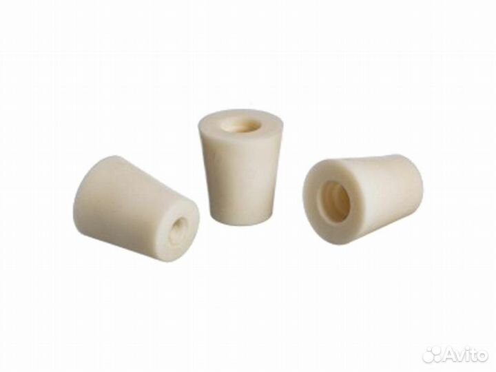 Пробка резиновая коническая с отверстием под гидр