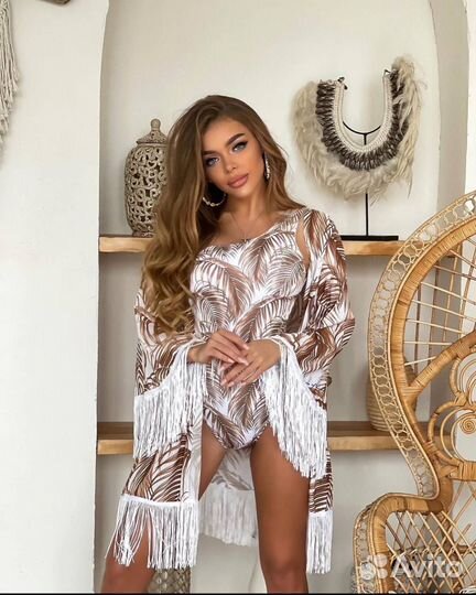 Купальник + парео, S / M / X / XL Турция