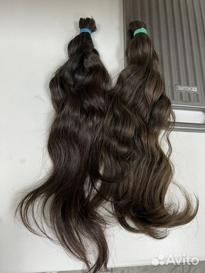 Волосы натуральные срез