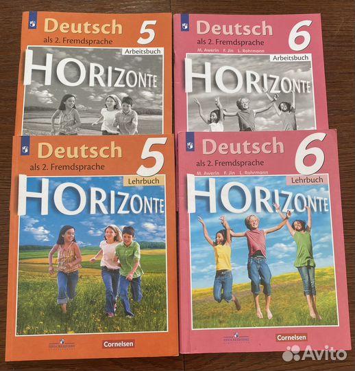 Немецкий язык Horizonte 5, 6 кл Учебн+раб. тетрадь