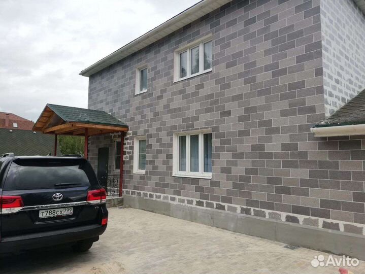 Фасадная плитка Блок на сетке