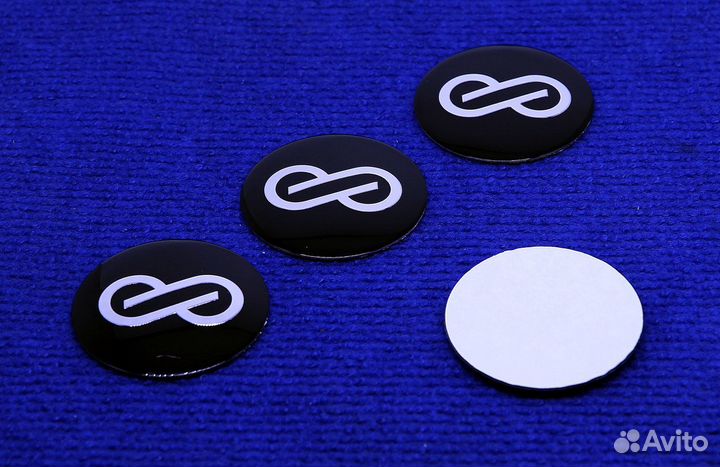 Комплект 3D наклеек колпачка диска Enkei 44.56.65м