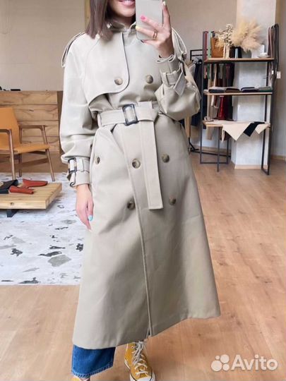 Тренч плащ hiss из ткани Burberry