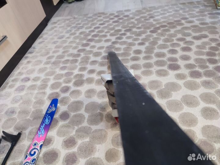 Лыжи беговые детские 140 с ботинками 34