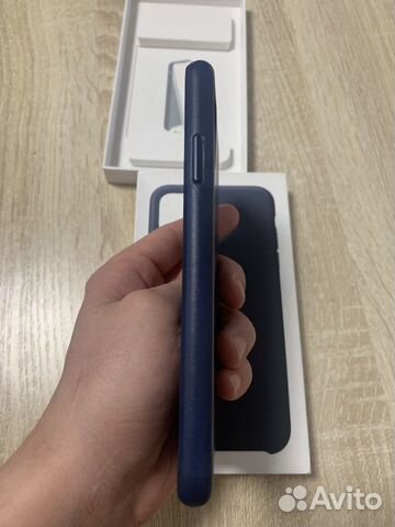 Чехол iPhone 11 pro max Leather Case оригинал