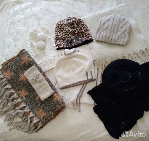 Шапки шарфы