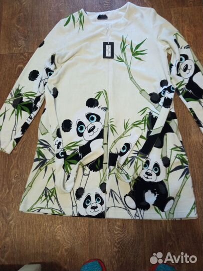 Халат велюровый женский