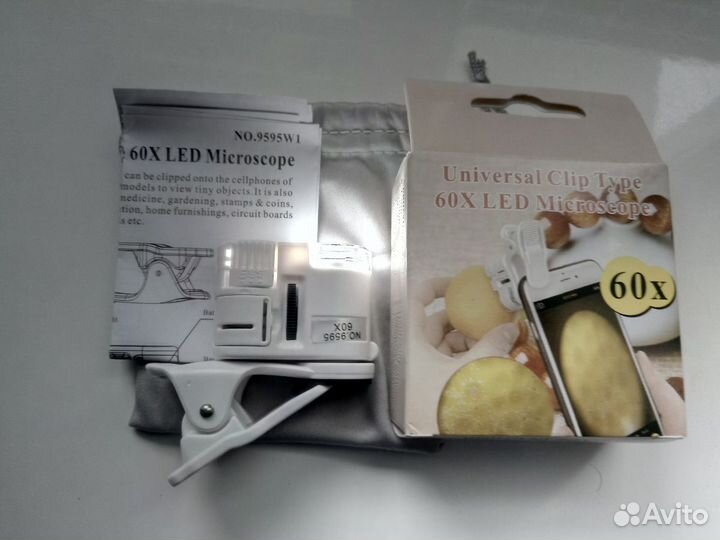 Микроскоп увеличение *60,новый с подсветкой120*180